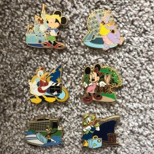 WDW and Cruise Line Pin Set